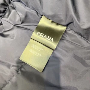 Replica Prada Biker Down Jacket Blue Hooded Reps - RepLuxe