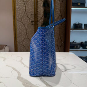 Goyard Anjou PM Reversible Tote Bag in Blue Goyardine