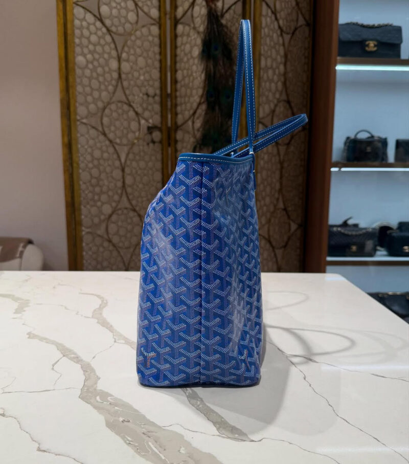 Goyard Anjou PM Reversible Tote Bag in Blue Goyardine