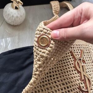 YSL Saint Laurent Icare Maxi raffia tote bag