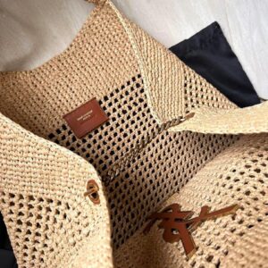 YSL Saint Laurent Icare Maxi raffia tote bag