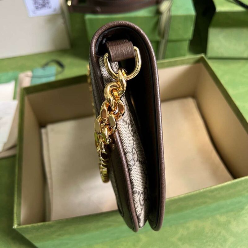 Gucci Blondie Branded Women’s Handbag with Ophidia Pattern 28x16x4cm