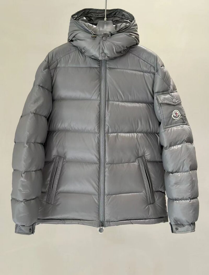 Replica Moncler Maya Down Jacket Navy Hooded Reps