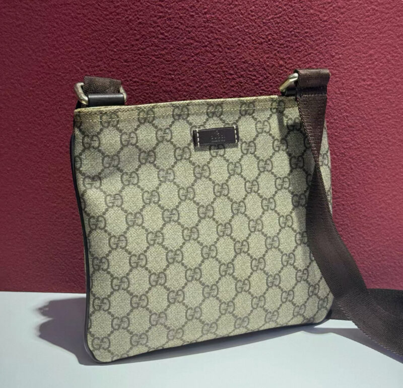GUCCI Bags for Women and Men Shoulder GG Supreme Brown Beige