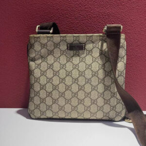 微信图片_20251116143348 GUCCI Bags for Women and Men Shoulder GG Supreme Brown Beige