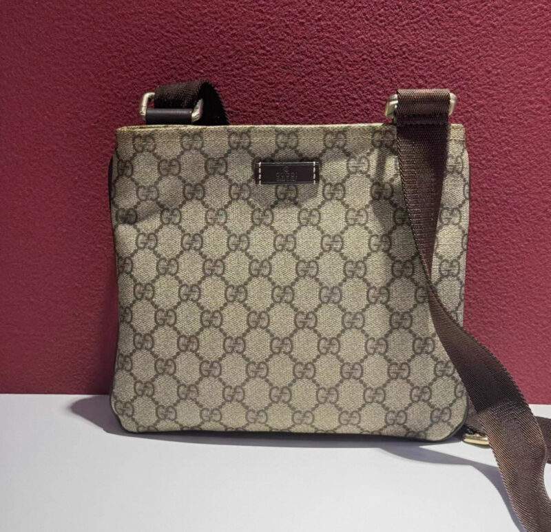 GUCCI Bags for Women and Men Shoulder GG Supreme Brown Beige