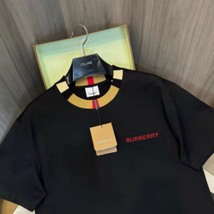 Reissue Burberry Detail Collar Short Sleeve Black