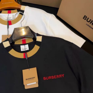 Reissue Burberry Detail Collar Short Sleeve Black
