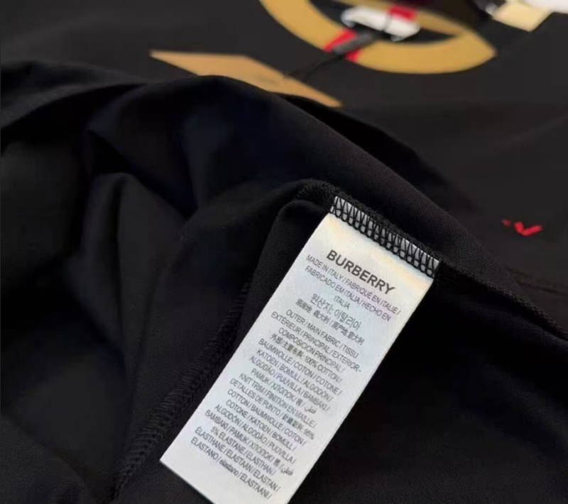 Reissue Burberry Detail Collar Short Sleeve Black